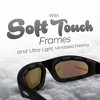 Global Vision Eyewear Kickback 24 Safety Motorcycle Glasses with Red Mirror to Smoke Sunlight Reactive Lenses - 4 of 4