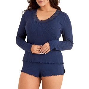 Adore Me Women's Brooks PJ Sleepwear - 1 of 4