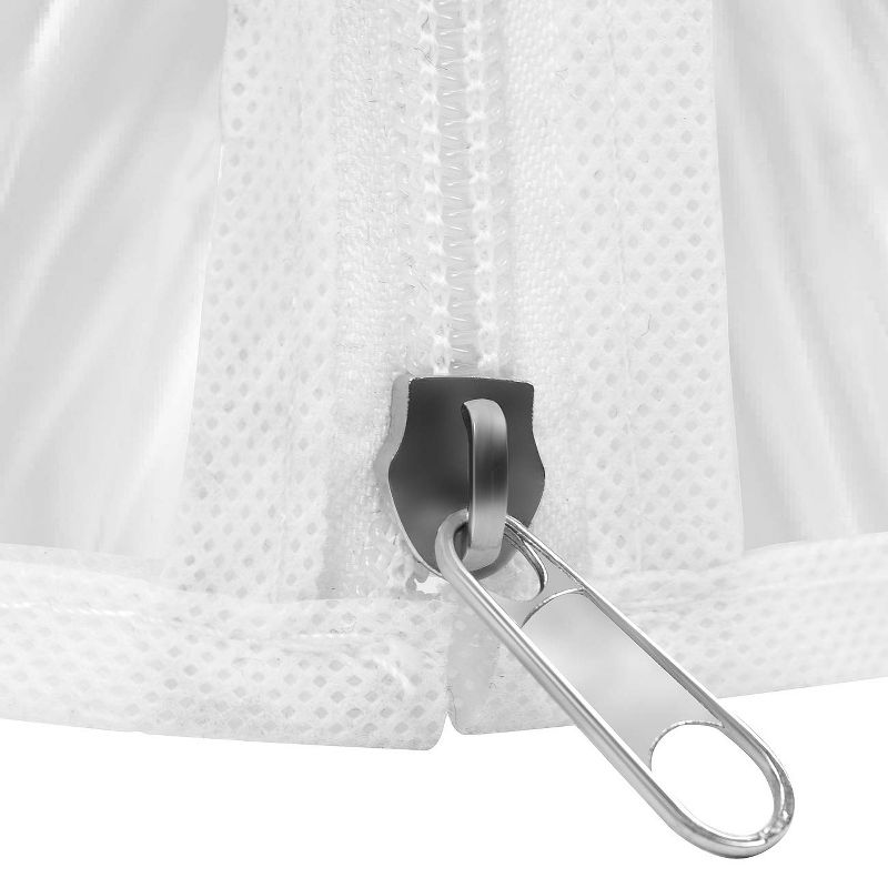 Sorbus 6 Ft Transparent Garment Rack Cover, 5 of 6