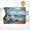 Pimpernel In The Sunshine Placemats, Set of 4 (15.7” x 11.7”), Cork Backing, Easy to Clean, Ideal for Dining Tables, Stylish & Functional Placemats - 2 of 4