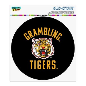 Grambling State University Tigers Logo Automotive Car Window Locker Circle Bumper Sticker - 1 of 4