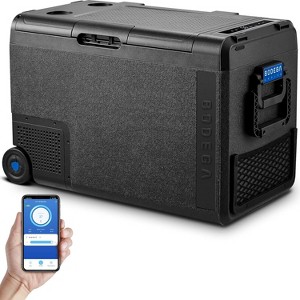 12 Volt Car Refrigerator, Car Fridge WIFI APP Control, removabke wheels,RV Electric Cooler -4℉-68℉ for Outdoor, Vehicles, Camping, Travel - 1 of 4