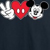 Men's - Disney - Peace Love Mickey Long Sleeve Graphic T-Shirt - 2 of 4