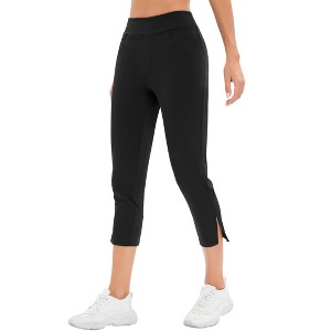 Womens Pants Golf Business Casual Lightweight Work Yoga Dress Stretchy Pants with Pocket - 1 of 4