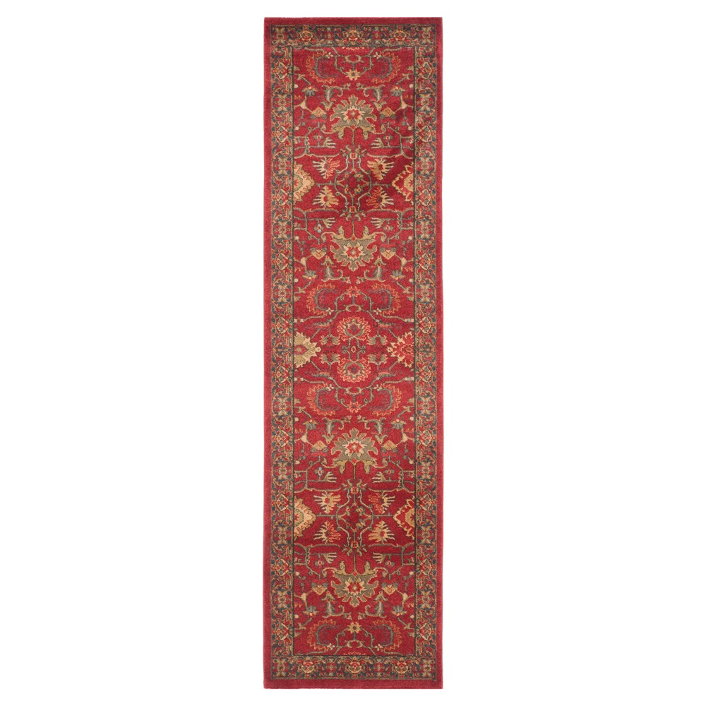 2'2inx10' Runner Boyd Red/Navy - Safavieh