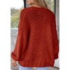 Womens Sweater Knit Cardigan with Pockets Open Front Cable Knit Sweater Chunky Thick Sweater Cardigan for Winter Comfy Knitwear - 4 of 4