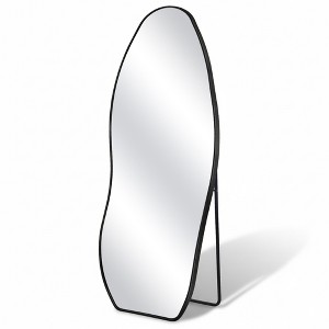 Beautyolove Irregular Modern Aluminum Alloy Framed Full Length Mirror Floor Mirror - 1 of 4