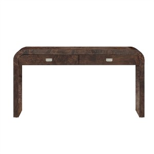Dexmalle Console Table with 2 Large Drawers and Metal Handles - 1 of 4