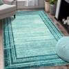 Lahome Loop Border Gradient Style Short Pile Velvet Rectangular Indoor Area Rug - 2 of 4