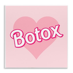 Stupell Industries Pink Heart Botox, 12" x 12" - 1 of 4