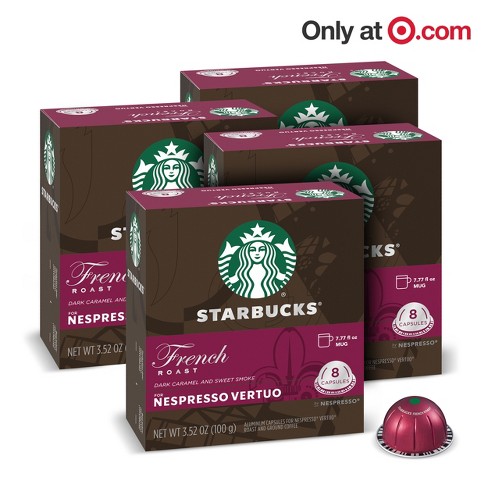 Starbucks By Nespresso vertuo line Pods Dark Roast Coffee Espresso Roast -  10ct : Target