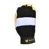 G & F Products Leather Mechanics Work Gloves with Spandex back XL Multicolored (1091XL) - 2 of 4