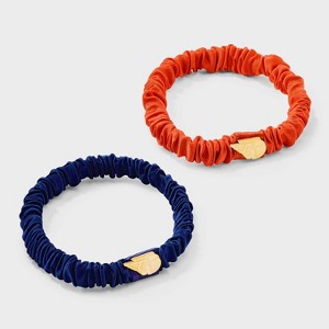 Bijoux Sport by Luv Aj MLB Logo Silky Hair Ties 2pc - 1 of 2