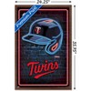 Trends International MLB Minnesota Twins - Neon Helmet 23 Framed Wall Poster Prints - 3 of 4