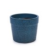 Set of 3 Modern Round Ceramic Planter Pots with Drainage Hole, Ceramic Flower Pots for Windowsills, Patio, or Garden–The Pop Home - 3 of 4