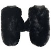 Adult Faux Fur Mittens Black - Bullseye's Playground™ - 3 of 3
