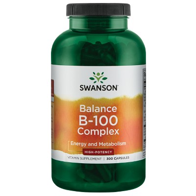 Swanson Balance Vitamin B-100 Complex - High Potency 300 Caps : Target