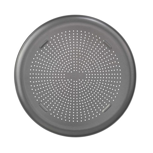 Goodcook 15.75 Large Nonstick Carbon Steel Ready Air Perfect Pizza Pan  Gray : Target
