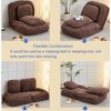 PAGED Modern Lazy Sofa Chair with 5 Adjustable Position, Comfy Human Dog Bed for Bedroom, Living Room to Read, Watch TV - 3 of 4