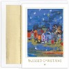 Masterpiece Studios Holiday Collection 16-Count Boxed Religious Christmas Cards with Foil-Lined Envelopes, 7.8" x 5.6", Blessed City (929300) - 2 of 2