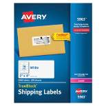 Avery TrueBlock Shipping Labels, Laser, 2 x 4 Inches, White, Pack of 2500