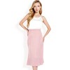 Anna-Kaci Women's Satin Midi Skirt With A-Line Silhouette And Elastic Waistband - 4 of 4
