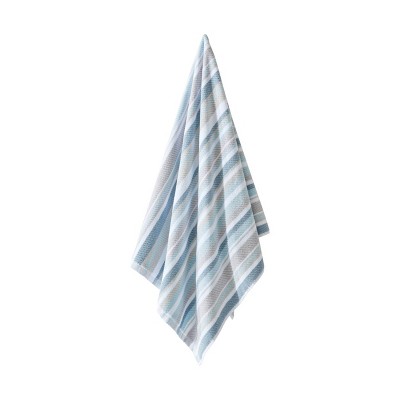 Ocean Bay Stripe Blue Cotton 3-Piece Towel Set