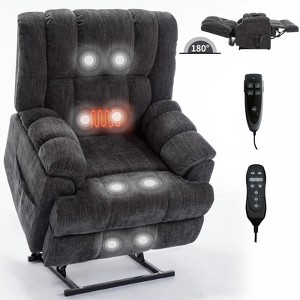 NicBex Chenille Lift Recliner Chair for Elderly,Massage Chairs with Vibration Massage and Lumbar Heating,Reclining Chairs for Living Room - 1 of 4