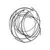 Cheung's Denine Black Abstract Round Wall Art - 4 of 4