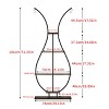Artloge 5 Tier Tall Vase Shape Plant Stand Indoor Industrial Style Metal Wood Plant Shelf with Hanging Hooks for Home, Living Room, Balcony, Bedroom - 3 of 4