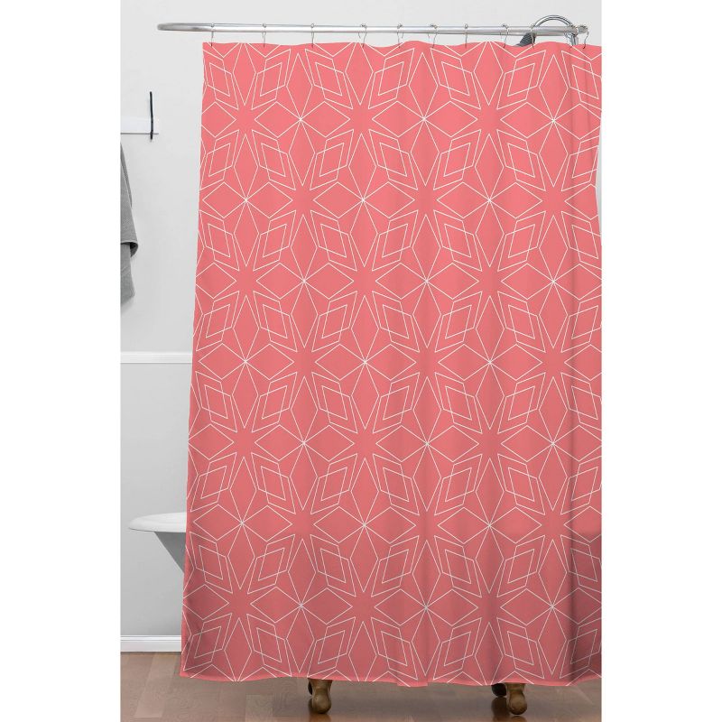 Mirimo Celebration Shower Curtain Coral - Deny Designs, 3 of 5