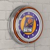 NBA Retro Neon Wall Clock by Trademark Gameroom - 4 of 4