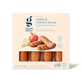 Apple & Gouda Chicken Sausage - 12oz - Good & Gather™