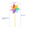 Unique Bargains Garden Outdoor Colorful Wind Spinner - 3 of 4