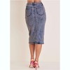 VENUS Womens Denim Midi Skirt - 4 of 4