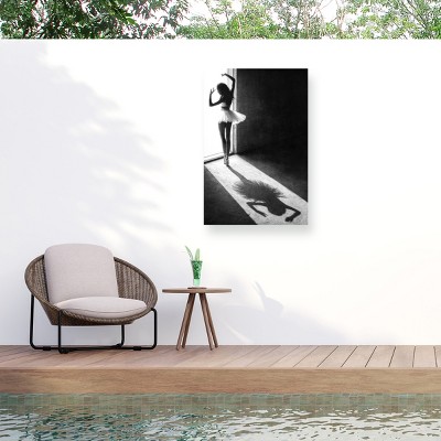 Trademark Fine Art - Sebastian Kisworo Shadow Dance Matted Framed Art