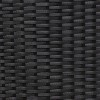 Sunnydaze 3-Section Wicker Planter Box with Trellis for Indoor or Outdoor Use - Black - 3 of 4