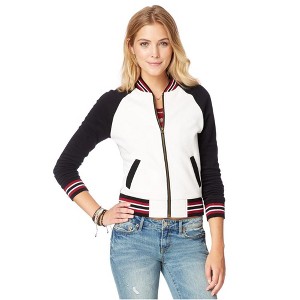 Aeropostale Womens Varsity Fleece Sweatshirt - 1 of 3