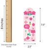 Big Dot of Happiness Pink Flamingo - Party Like a Pineapple - Tropical Summer Birthday Party Favor Kids Stickers - 16 Sheets - 256 Stickers - 3 of 4