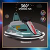 Toddler Bumper Car, 360° Rotation 6V Kids Electric Ride On Bumper Car with EVA Bumper Edges, 2-Speeds, Songs & Horn, LED Lights, Safety Belt - 4 of 4