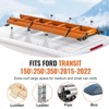 VEVOR Trailer Ladder Rack, 54" 3 Crossbars Ladder Roof Rack, Heavy-duty Steel Van Roof Ladder Rack, 800 lbs Capacity Van Ladder Rack, White - 3 of 4