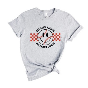 Simply Sage Market Women's Checkered Summer Nights Short Sleeve Graphic Tee - 1 of 4