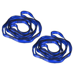 Unique Bargains Nylon Pilates Climbing Daisy Adjustable Chain Yoga Extend Belts 2 Pcs - 1 of 4