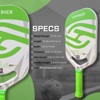 Aukfa Carbon Fiber Pickleball Paddle – 14mm Polypropylene Honeycomb Core, UV Matte Finish, Hot Press Molded, Lightweight Pro Racket - 4 of 4