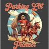 "Parking Lot Pioneer" Old West Wagon Football Cowboy Youth  Short Sleeve Tee- - 2 of 2