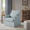 NicBex Polyester Swivel Accent Chair,Upholstered Swivel Living Room Chairs with Mid-Height Back and Skirt Hem,Accent Chairs for Living Room - 2 of 4