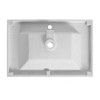 ChicFurnit Bathroom Sinks With Sleek Design And Durable Nonporous Surface Minimalist Lines For Contemporary Homes, White, 29.5"*19.7"*7.3" - 4 of 4