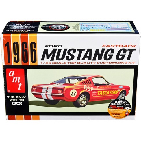 Skill 2 Model Kit 1966 Ford Mustang Gt Fastback 1/25 Scale Model By : Target