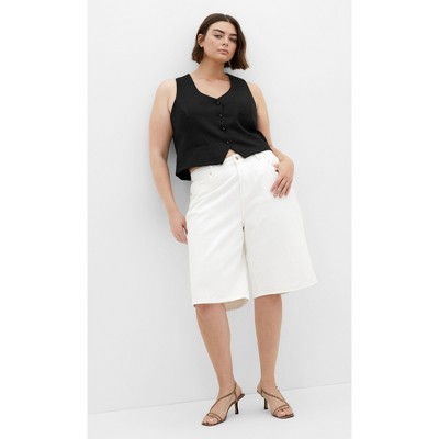 Women's Plus Size Leah Jort - ivory | CITY CHIC