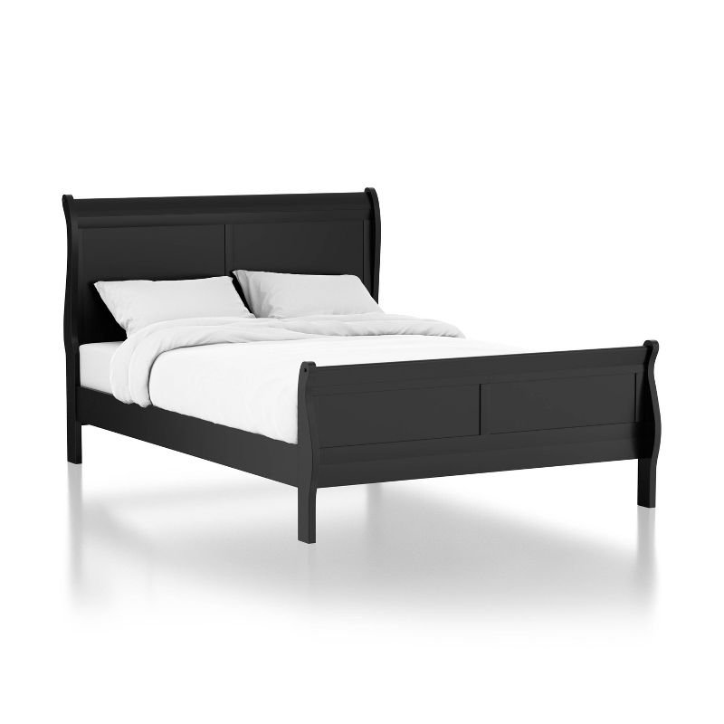 3pc Sliver Sleigh Bed with 2 Nightstands - HOMES: Inside + Out, 5 of 9